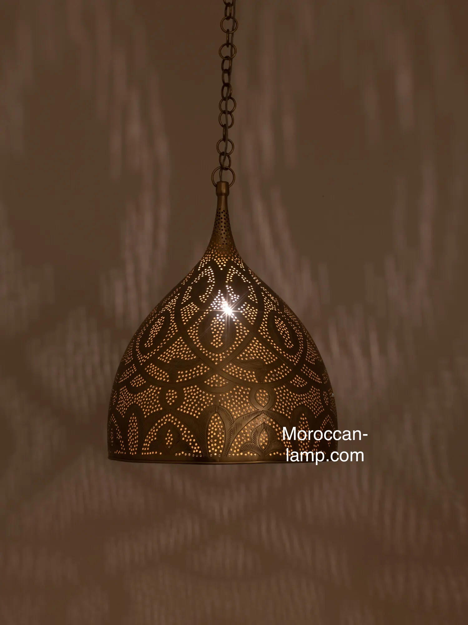 	Lampes suspendues de style marocain - Éclairage de lampe suspendue en laiton